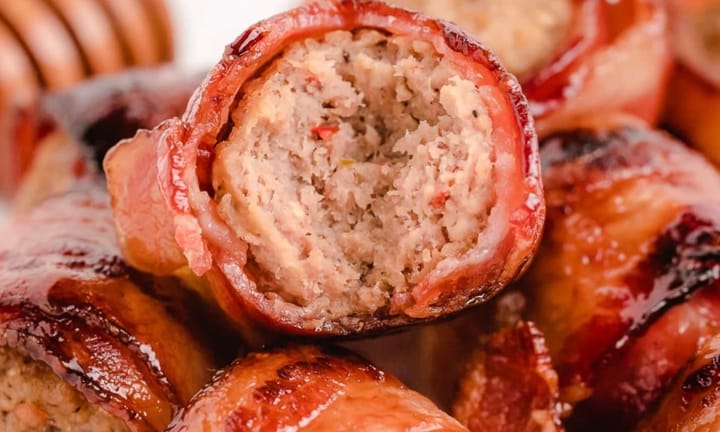 Bacon Wrapped Meatballs