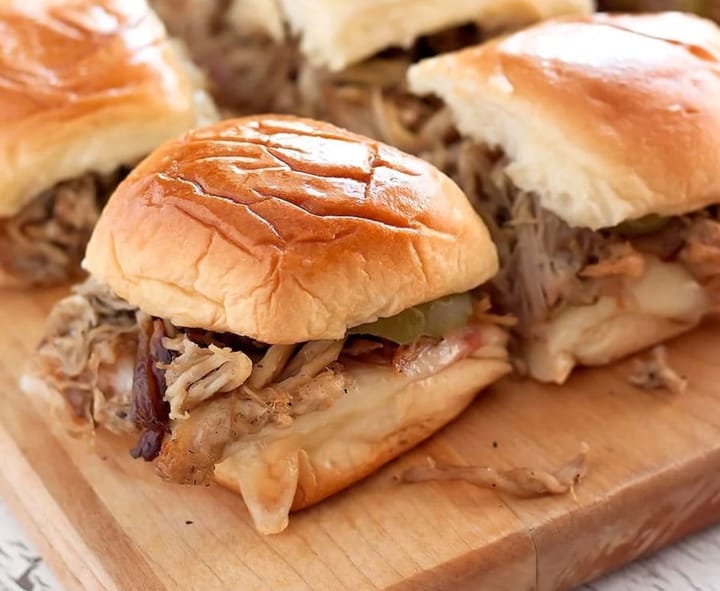 Cuban Sliders with Mojo Pork