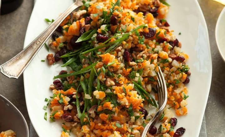 Cauliflower Rice Pilaf