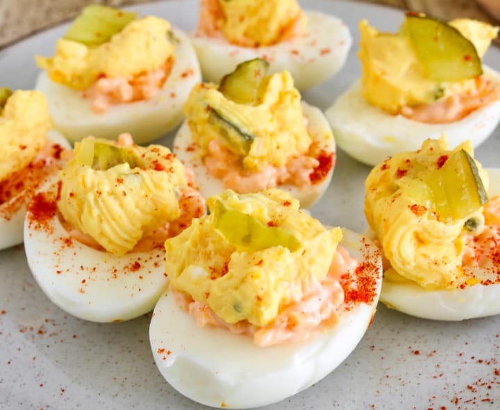 Pimento Cheese Deviled Eggs
