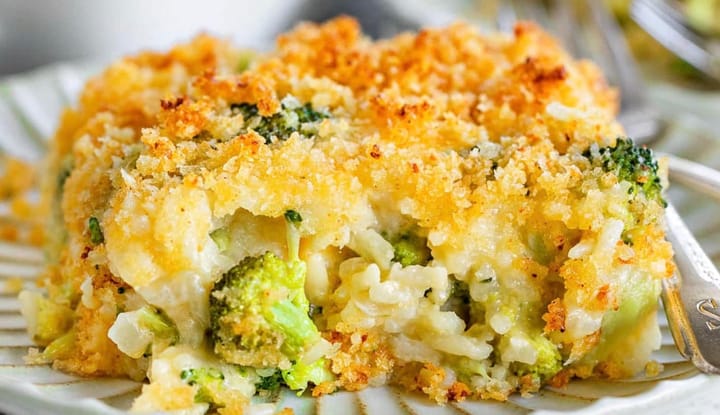 Cheesy Broccoli Rice Casserole