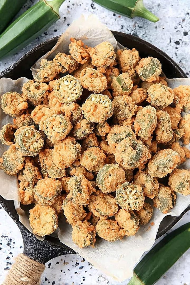 Southern Fried Okra (Dolly Parton Favorite)