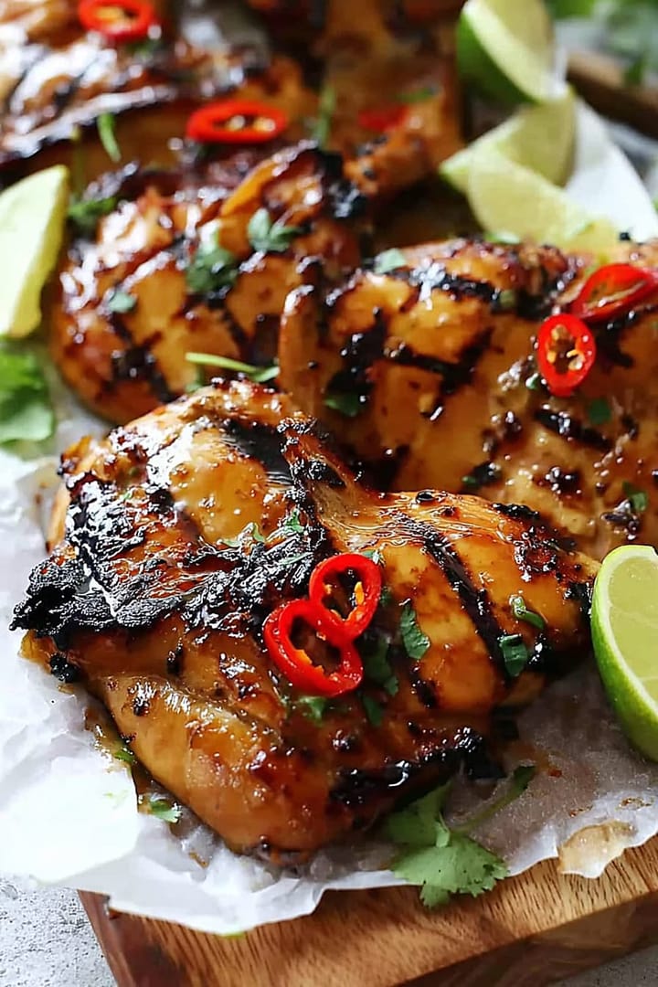 Grilled Marinated Thai Chicken (Gai Yang)
