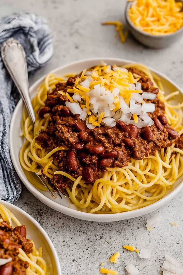 Cincinnati Chili Spaghetti