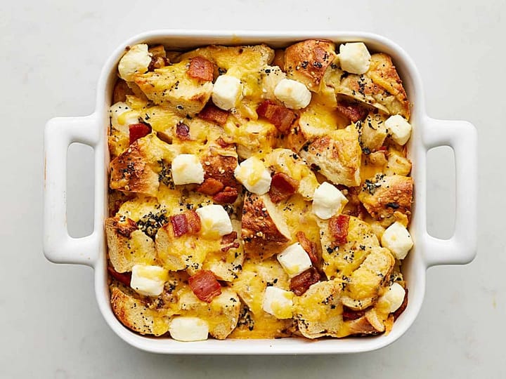 Everything Bagel Breakfast Casserole